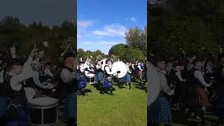 Benarty Pipe Band Championship Massed Bands 2015