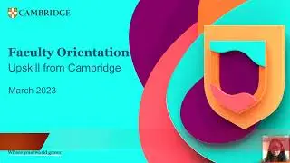 Upskill Orientation | Faculty Orientation