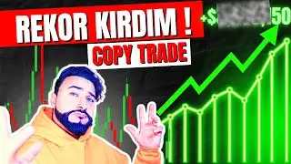 COPY TRADE REKOR!🤨| trading ile para kazanma kopya ticaret ile ne kadar kazanılır? finans,forex