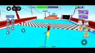 Roblox Snowboard Obby World 8 | Winter track - Exciting tracks, jumps and challenges