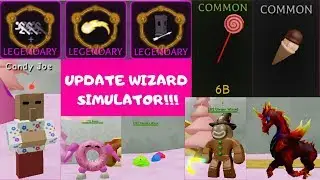 UPDATE CANDY LAND - WIZARD SIMULATOR (ROBLOX)