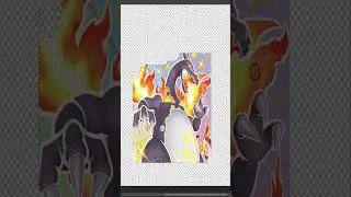 Extending Pokemon Card Art with Photoshop AI - CHARIZARD VMAX