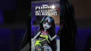 How I Chrome Up Doll Accessories #shorts