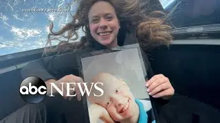 Pediatric cancer survivor shares story after becoming youngest American in space