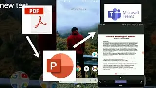How to share screen, share ppt on Microsoft teams// convert pdf to ptt// step by step guideline