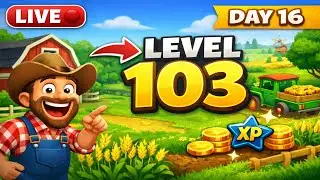 Hay Day 🔴 LIVE Day 16 | Level 103 Farm Life | Hindi | #uniquegaminglive #hindi