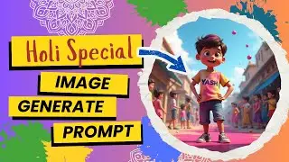 How to Create Viral Holi AI Name Images | Happy Holi 3D Art Tutorial #technicalhouse88