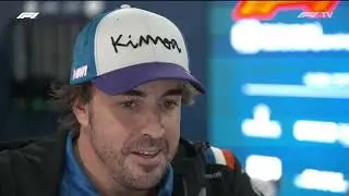 Fernando Alonso post-race interview| 2022 Japanese Grand Prix