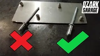 You're (probably) using the wrong rivets!