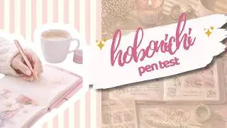 ⚜️Bolis🖊【NUEVOS】y【PEN TEST】✍️en Hobonichi🖊#hobonichi #pentesting #journaling 