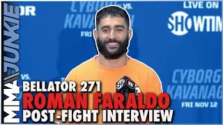 Roman Faraldo breaks down flying knee KO, wants top-10 opponent next | Bellator 271