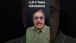 Some Latest Updates About LLB 4 Years Program Admissions