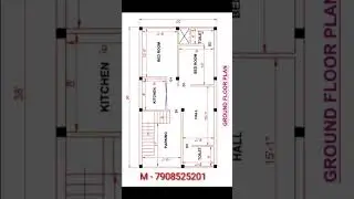 20x36 House Plan #bestbuildingplan #homedesign
