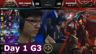 Red Canids (Brazil) vs Rampage (Japan) | Day 1 LoL MSI 2017 Play-In | RED vs RPG MSI 2017