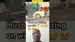 Husband beating wife in public #funny #viralvideo #viralshorts #fighting #domestic #abuse #husband