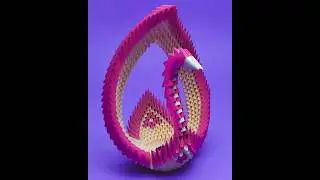 3D Origami Swan Basket &ndash; A Unique Paper Craft Idea!