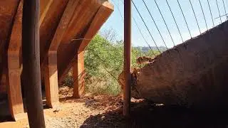 Collapsed Reservoir and Powerline Inspection- 23 August 2025- KLA-WOOD 132 kV Line Tower 53- 10/11