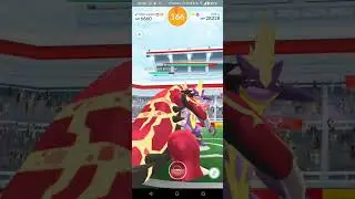 Pok&eacute;mon Go 4 Star Raid Riffex Hochform/ Troxtricity High Solo