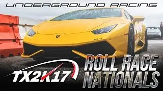 Underground Racing Twin Turbo Huracan Sets New Track Record & Wins TX2K17 Roll Race Nationals