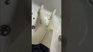 Latex Suit  Rubber Pants #latex