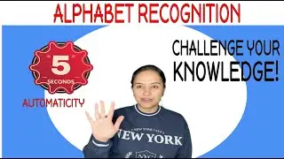 Alphabet Automaticity | Upper and Lower Case | 5 Seconds | Alphabet Recognition | Identify Letters