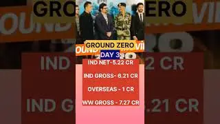 GROUND ZERO BOX OFFICE COLLECTIONS WORLDWIDE #movie #bollywood #shorts #film