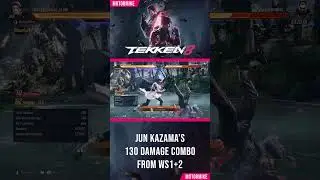 TEKKEN 8 | Jun's 130 Damage Combo from While Standing 1+2 (NO RAGE, WITH WALL)