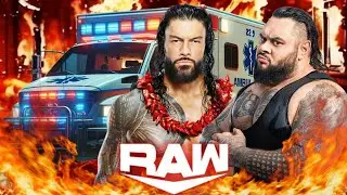Роман Рейнс против Бронсона Рида Wwe Raw Netflix 2025 Ambulance Wwe 2k25 &mdash; ПОЛНЫЙ МАТЧ
