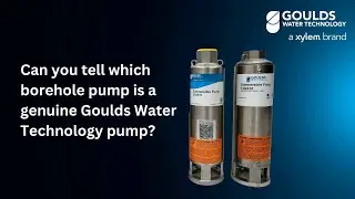 Fake vs Real - Goulds Water Technology e-GS Borehole Pump