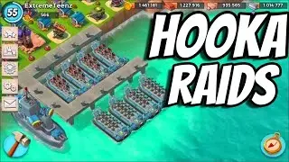 BOOM BEACH - MORE HOOKA RAIDING - NEW FAVORITE STRATEGY?