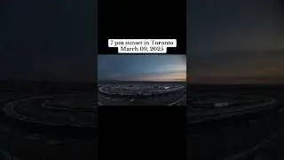 7pm sunset in Toronto #shortvideo  #sunset #canada