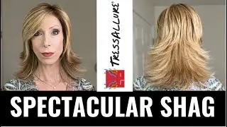 Flirty Fun Shag Hair | TRESSALLURE SPECTACULAR SHAG WIG REVIEW | MONO TOP AND LACE FRONT