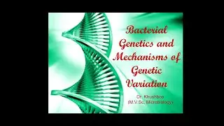 NOTES on Bacterial genetics and mechanism of genetic variations