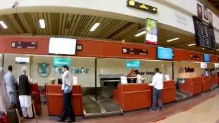Jinnah Terminal Karachi Airport inside, Pakistan