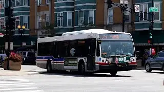 Chicago Transit Authority Bus Action In Various Areas Of Chicago From August 2021