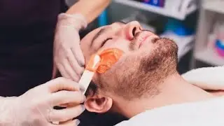 Hot wax for face and nose#haircut #frontlayerhaircut #hairstyle and seven scissors hair saloon ✂️💇💈