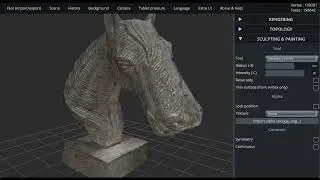 SculptGL: tutorial 1- manipulating a 3D scan