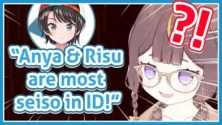 Subaru Thinks Anya & Risu Are Most Seiso In Hololive ID