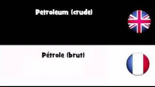 APPRENEZ L'ANGLAIS UK = P&eacute;trole brut