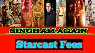 Singham Again Star Cast Fees.........!  #singhamagain #starcast #fees #bollywood #ajaydevgan