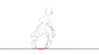 zombie walking cycle animation 2D