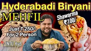 Budget Biryani in Hyderabad 😍🎀||Shawarma #youtube #viral #video #biryani #suraj #foodlover #fyp 