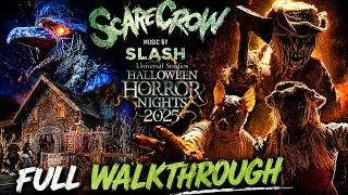 Scarecrow: Music by Slash Full Walkthrough Haunted House | Halloween Horror Nights Hollywood 2025