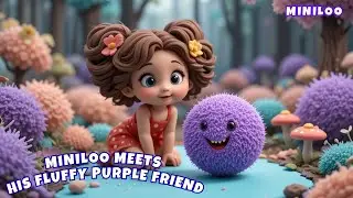 Candy Adventure 🍭✨ | Miniloo Kids Rhyme with Fuzzy Friends & Sweet Fun