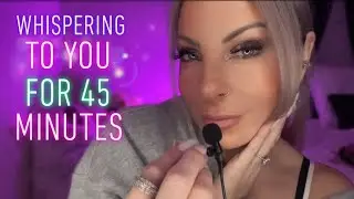 ASMR Whispering You To Sleep for 45 Minutes STRAIGHT Lofi ASMR - Wedding Plans - Clicky Whisper