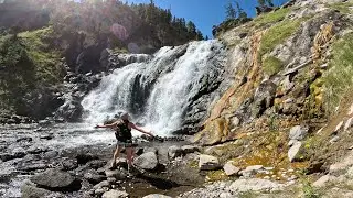 Mystic Falls, Ferry Creek & Little Fire Hole Loop - Yellowstone National Park - 4K