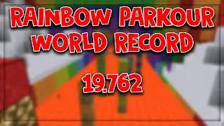 ItsJerryAndHarry Rainbow Parkour World Record