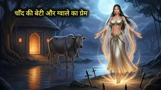 चाँद की बेटी और ग्वाले का प्रेम,  #hindistories
