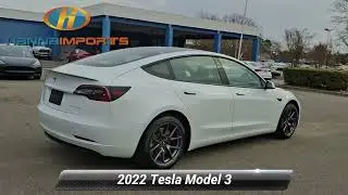 Used 2022 Tesla Model 3 Long Range Dual Motor All-Wheel Drive, Raleigh, NC HI3023314