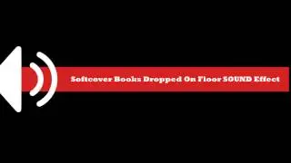 Softcover Books Dropped On Floor SOUND Effect